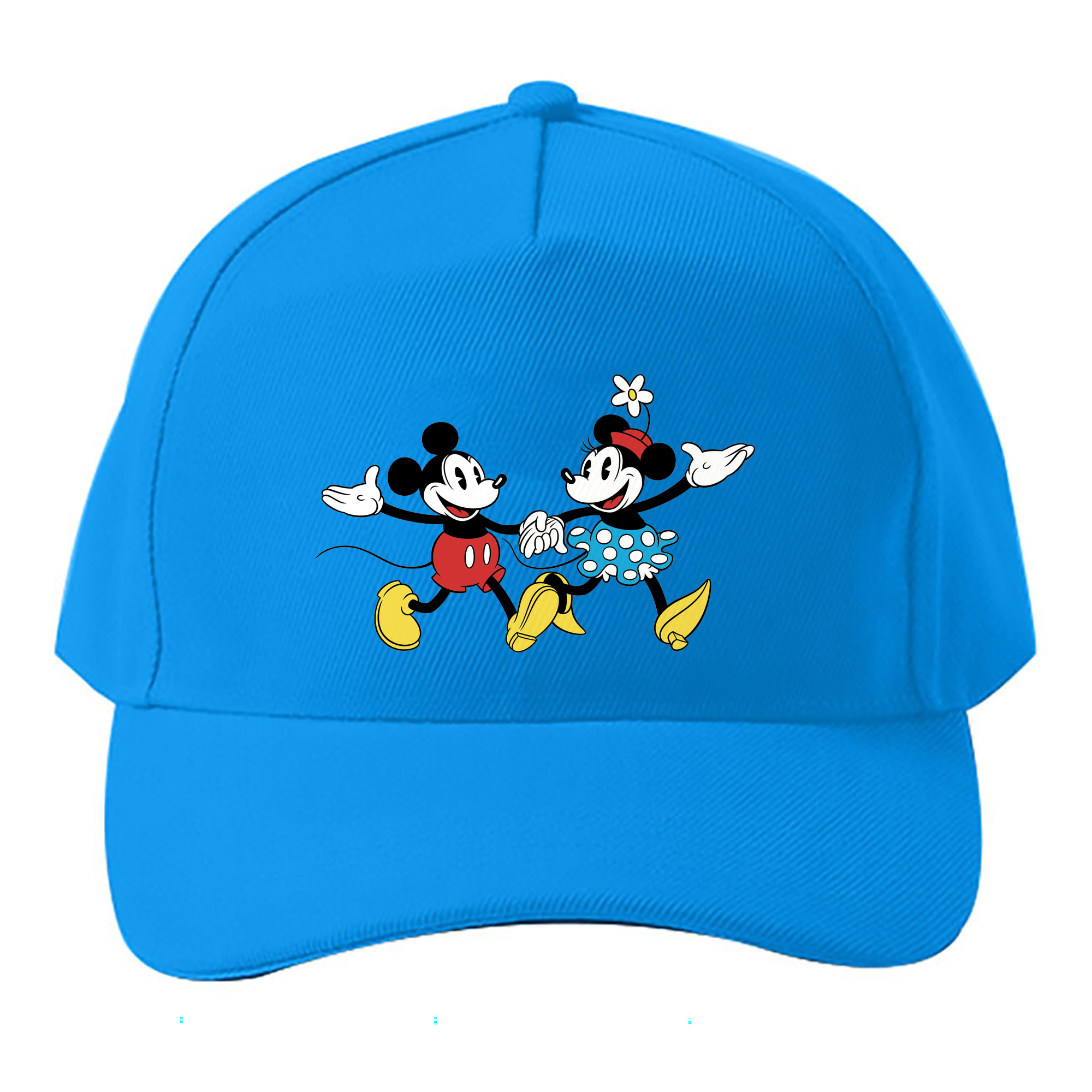 （画像用） ミッキーマウス Mickey Mouse ベースボールキャップ 綿100％ 男女兼用 帽子 スポーツ